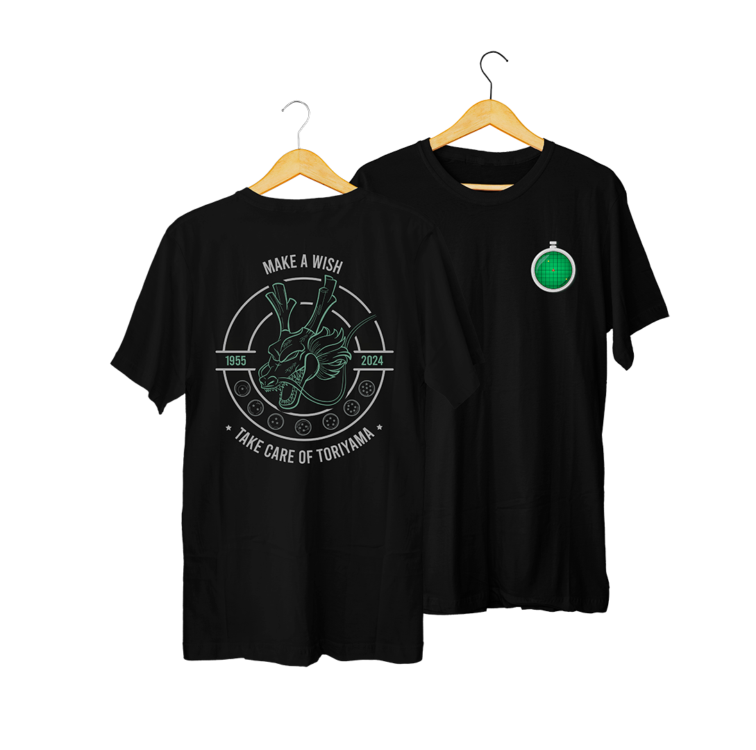 Polera Akira Toriyama Negro kingbink