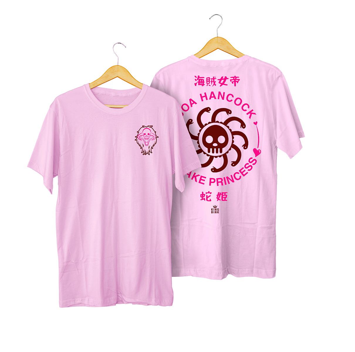 Polera Boa Hancock Rosa kingbink