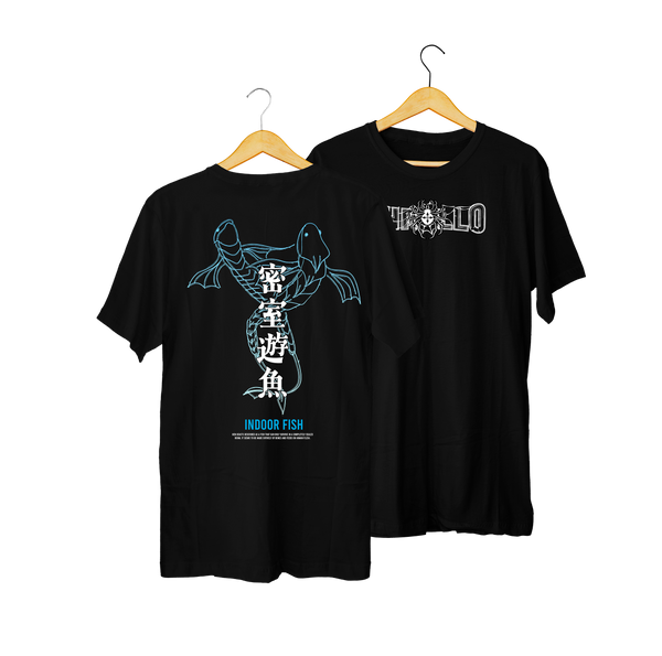 Polera Chrollo - Indoor Fish Negro kingbink
