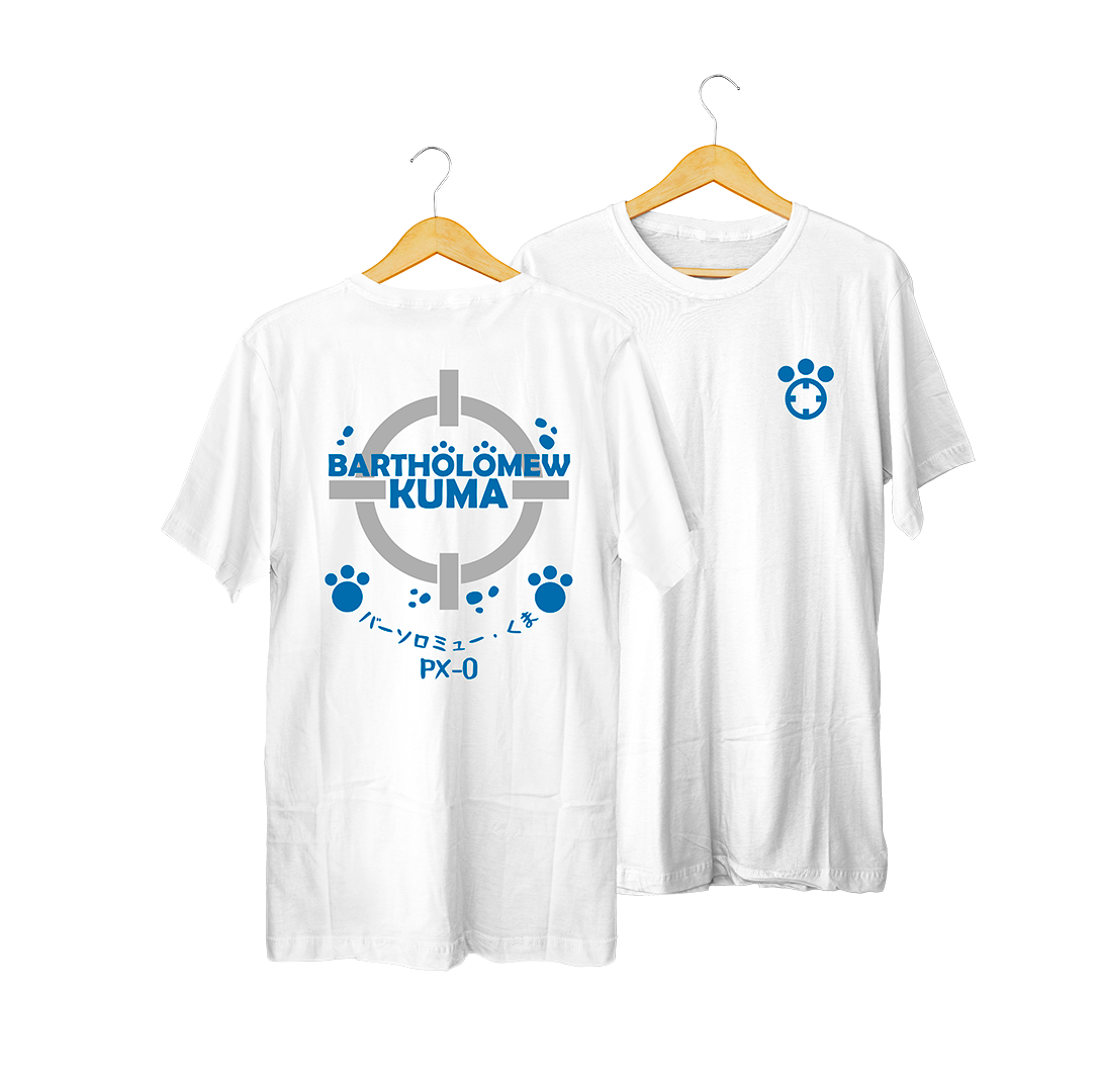 Polera Bartholomew Kuma blanco kingbink