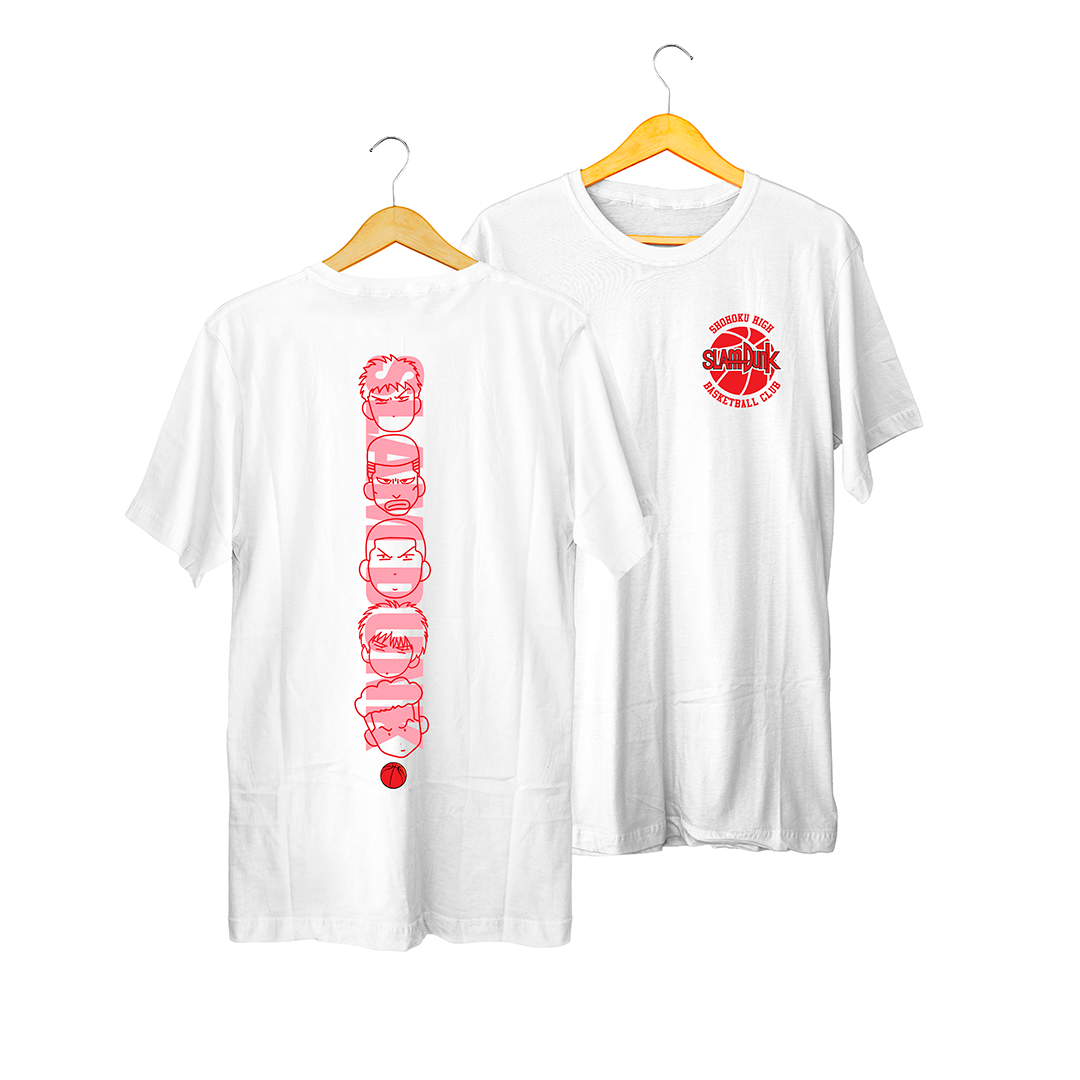 Polera Slam dunk blanco kingbink