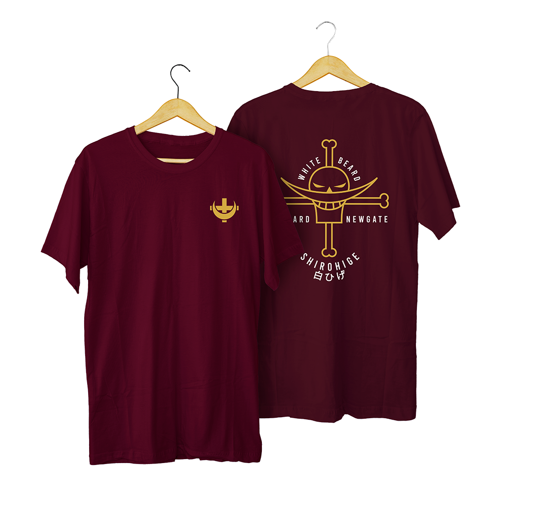 Polera Shirohige Burdeo kingbink