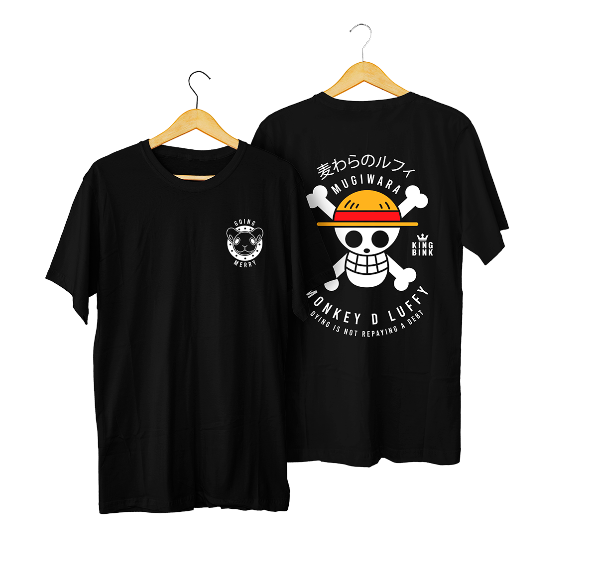Polera Mugiwara Negro kingbink