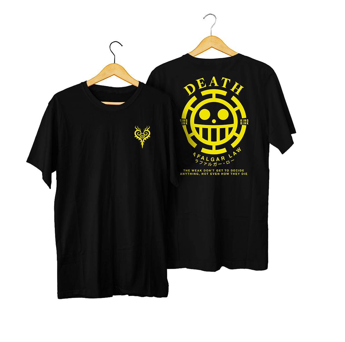 Polera Trafalgar law Negro kingbink