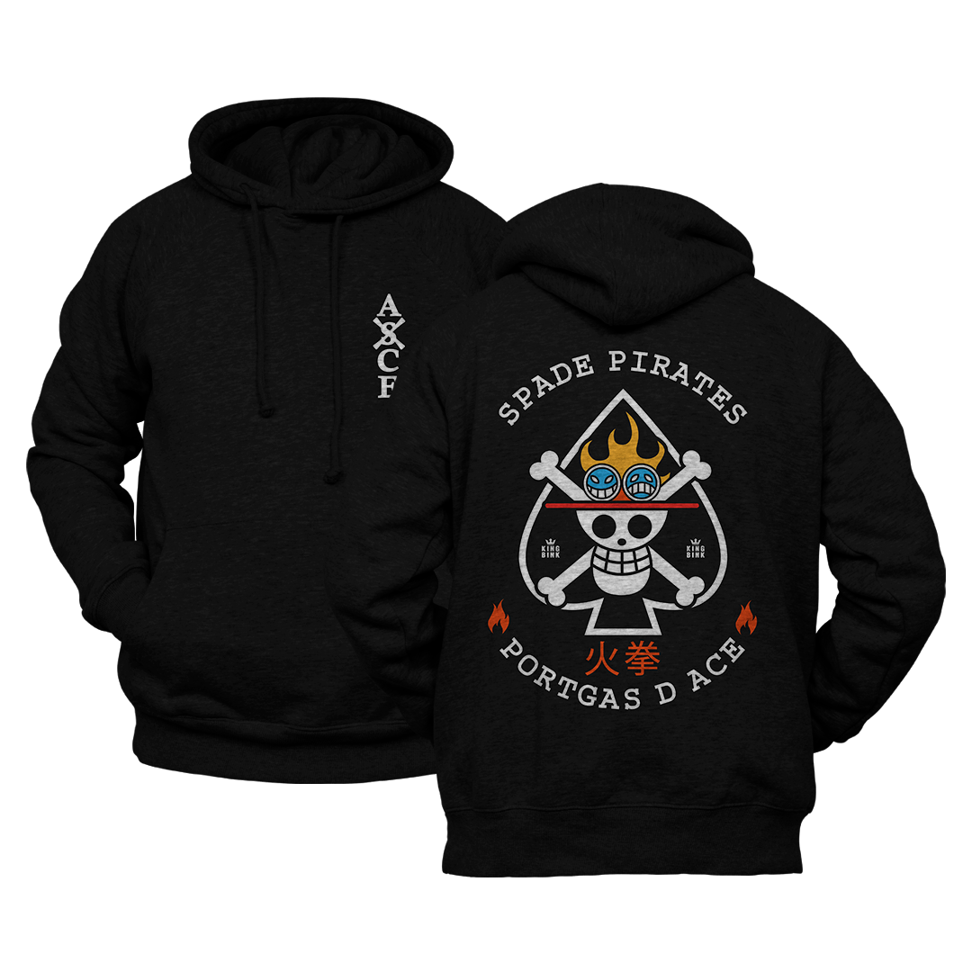 Hoodie Spade Pirates Negro kingbink