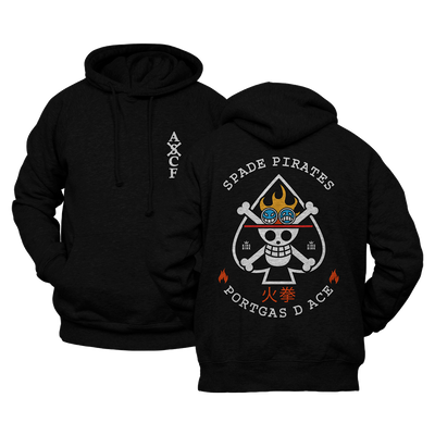 Hoodie Spade Pirates Negro kingbink