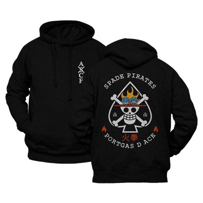 Hoodie Spade Pirates Negro kingbink