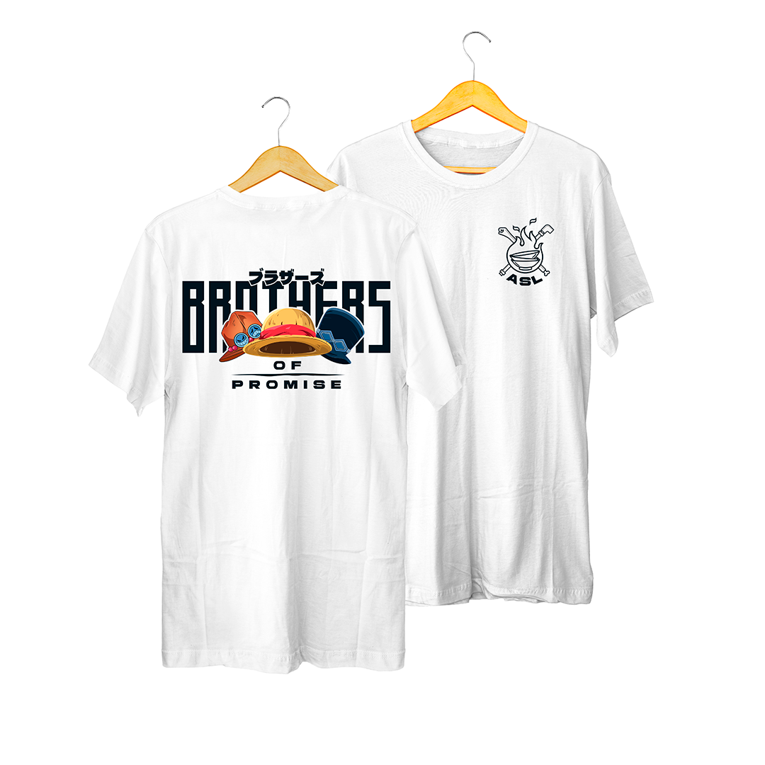 Polera Brothers ASL blanco kingbink