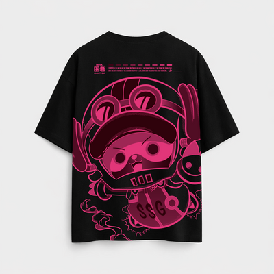 Polera Chopper Oversize negro kingbink