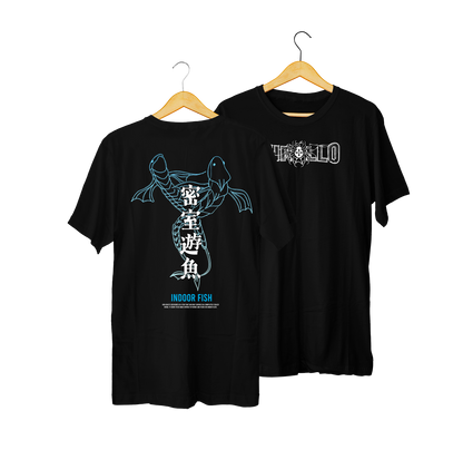 Polera Chrollo - Indoor Fish Negro kingbink