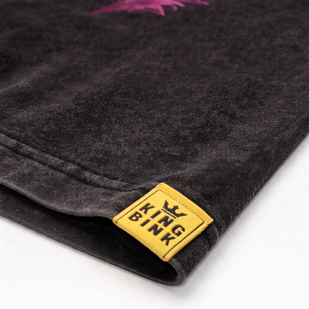 Polera Oversize acidwash Gengar kingbink