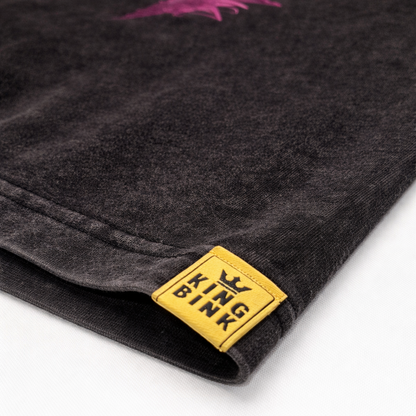 Polera Oversize acidwash Gengar kingbink