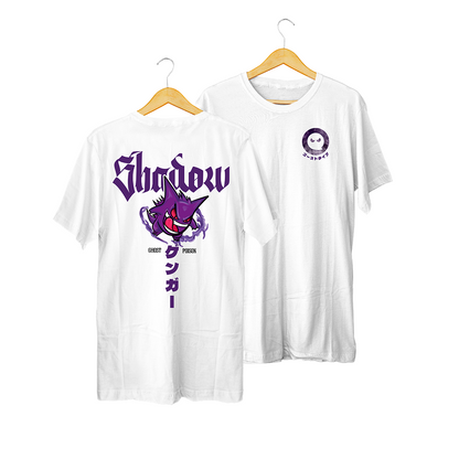 Polera Gengar blanco kingbink