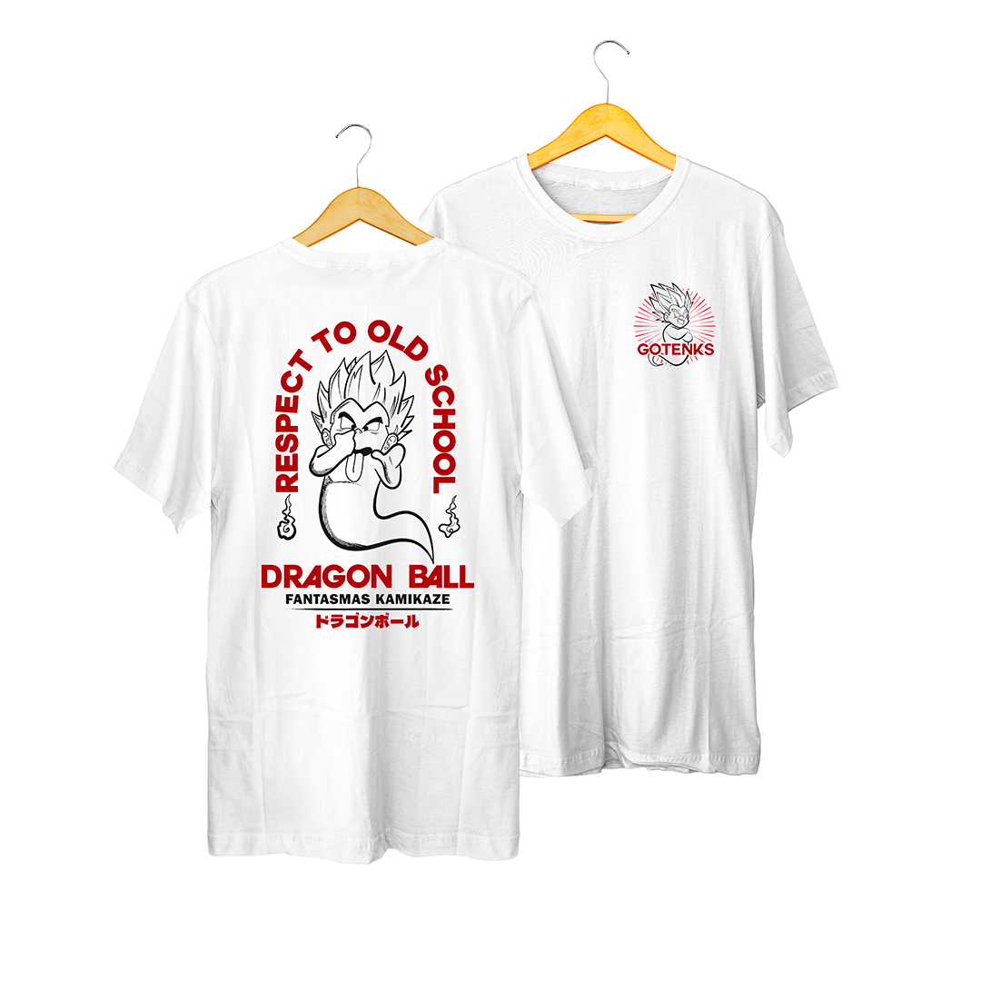 Polera Kamikaze Ghost blanco kingbink