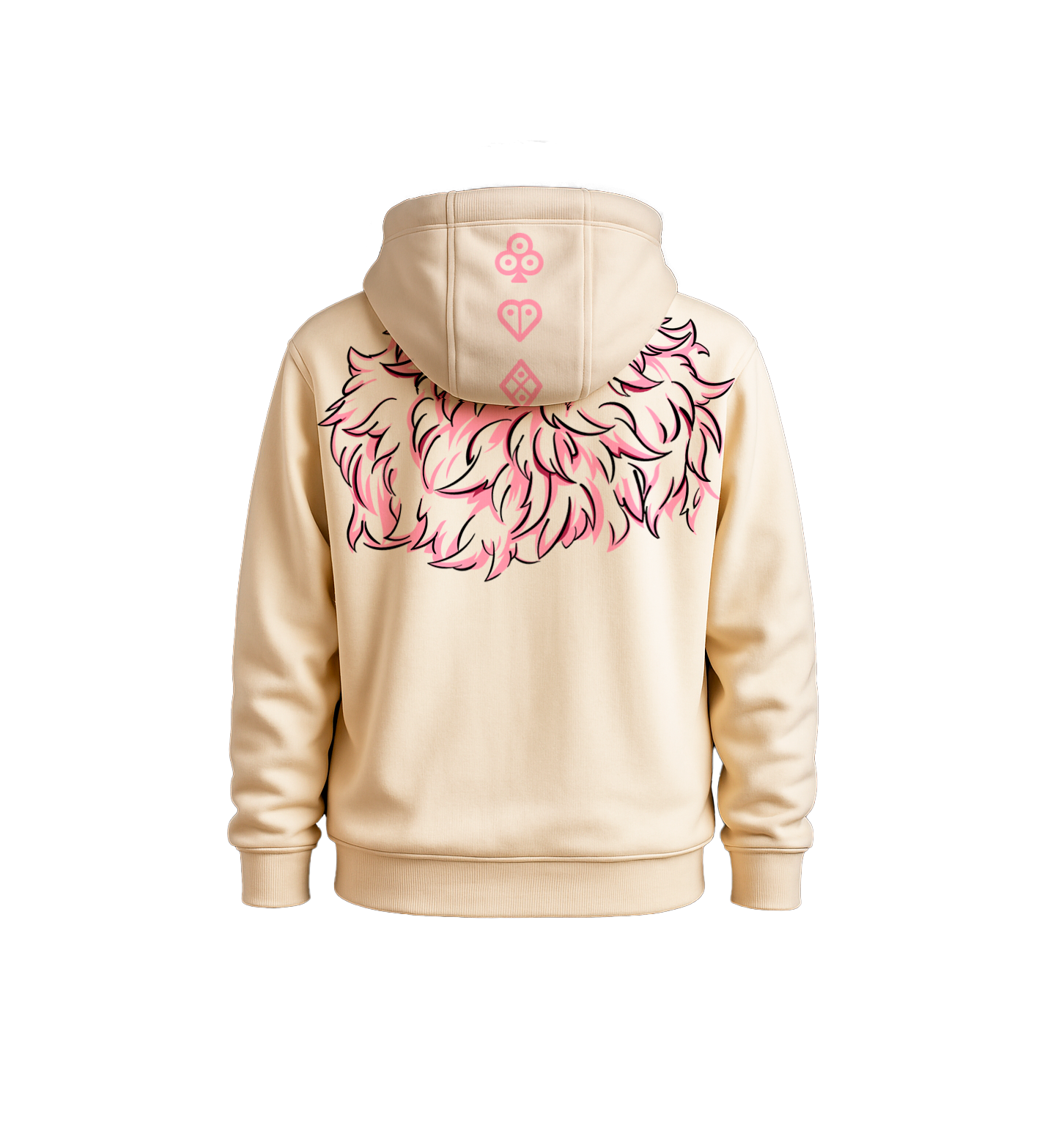 Hoodie doflamingo beige kingbink