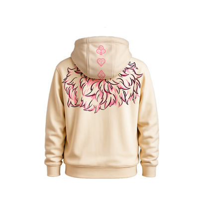 Hoodie doflamingo beige kingbink