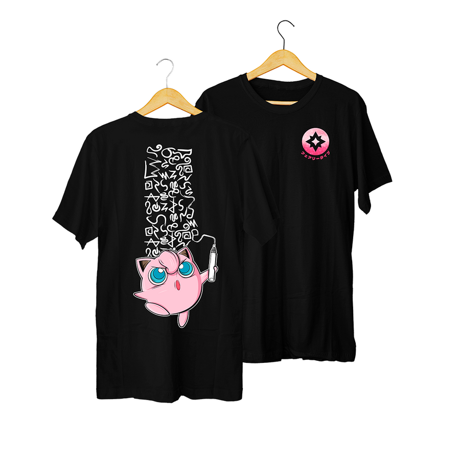 Polera Jigglypuff negro kingbink