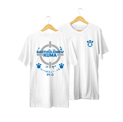 Polera Bartholomew Kuma blanco kingbink