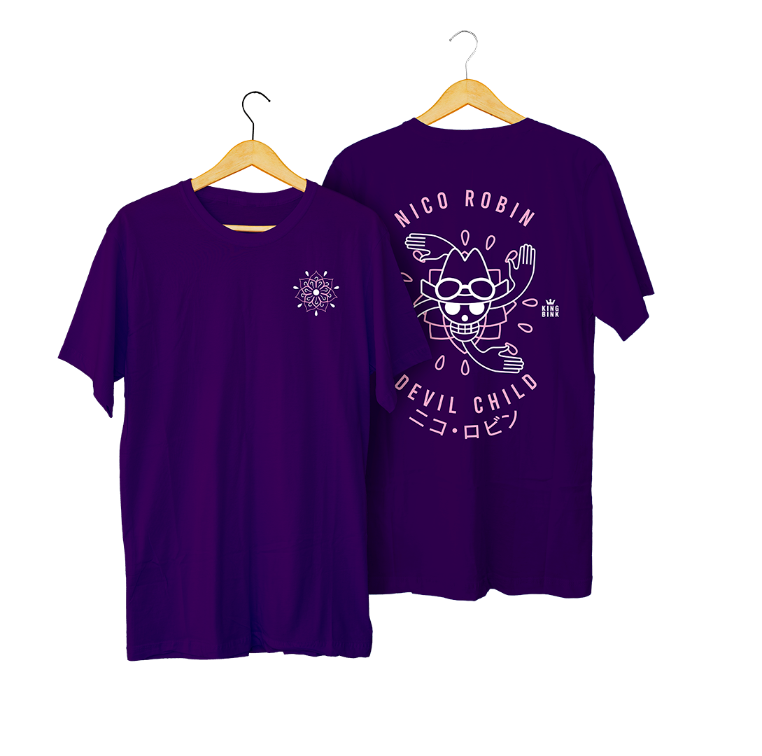 Polera Nico Robin morado kingbink