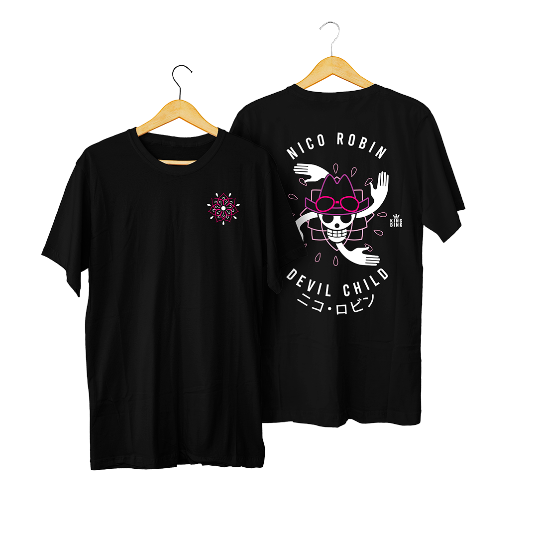 Polera Nico Robin negro kingbink
