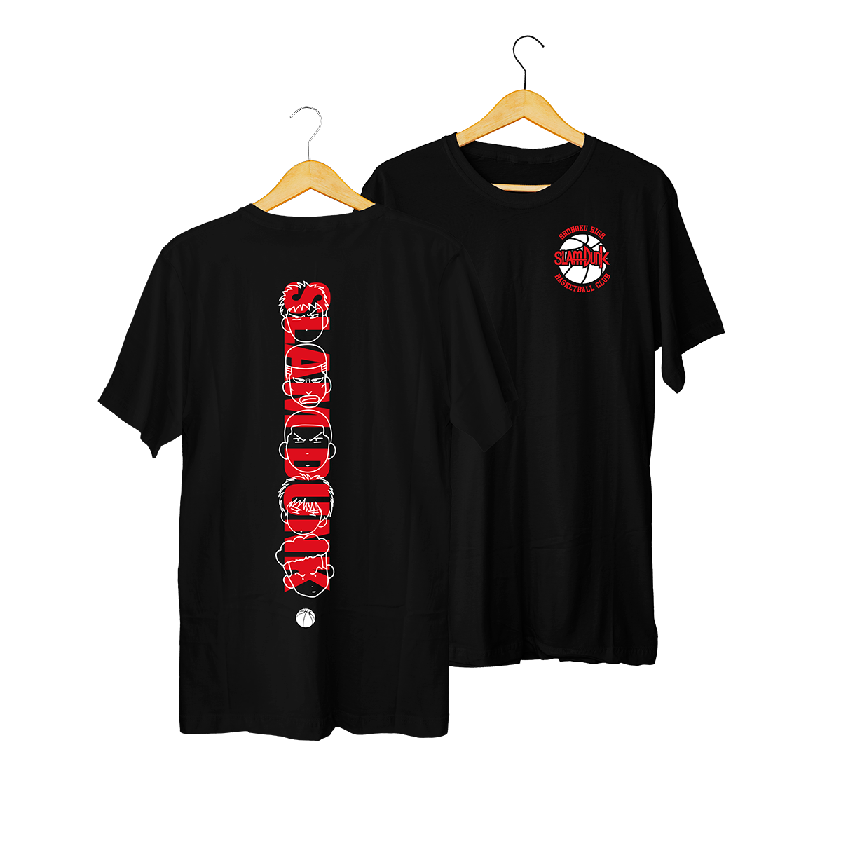 Polera Slam dunk negro kingbink