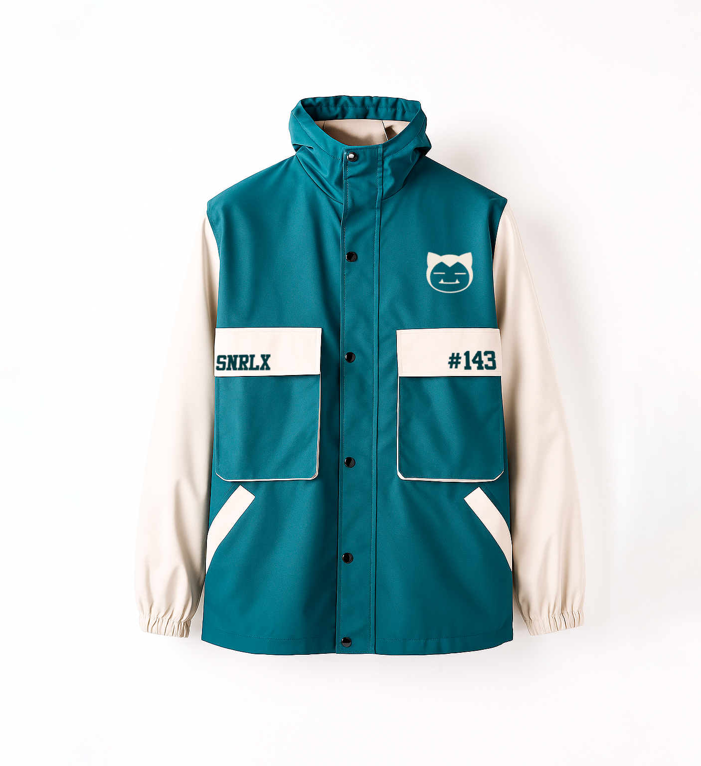 Chaqueta Snorlax Verde petroleo kingbink