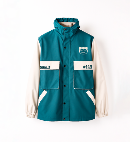 Chaqueta Snorlax Verde petroleo kingbink
