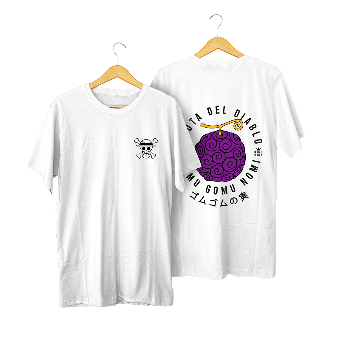 Polera Gomu Gomu Nomi Blanco kingbink
