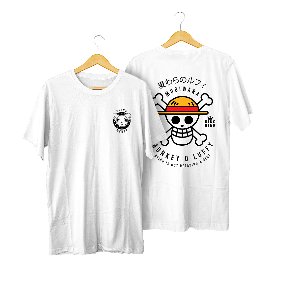 Polera Mugiwara Blanco kingbink