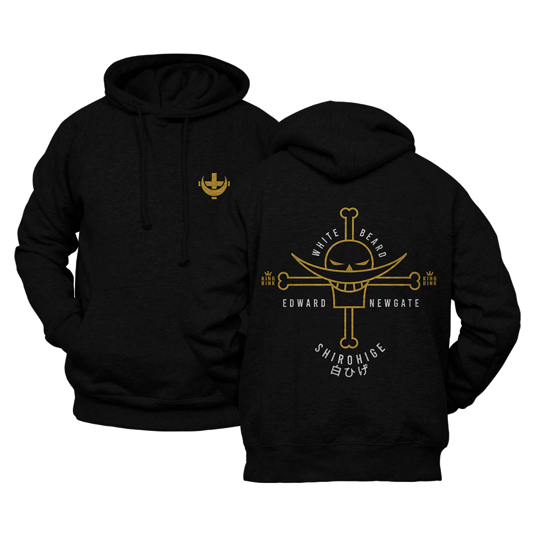 Hoodie Shirohige Negro kingbink
