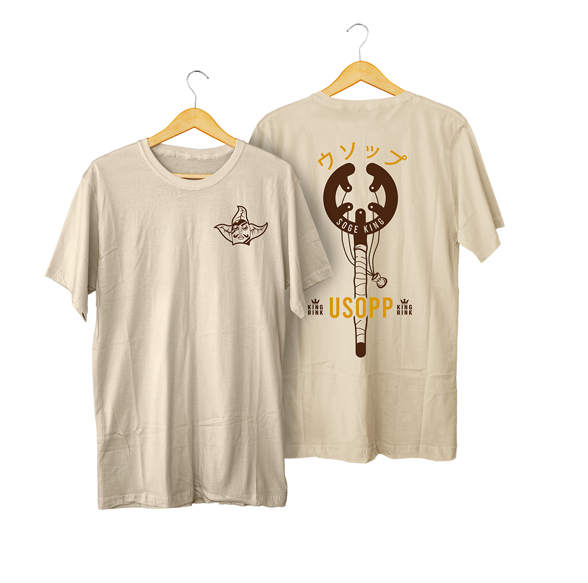 Polera Usopp Beige kingbink